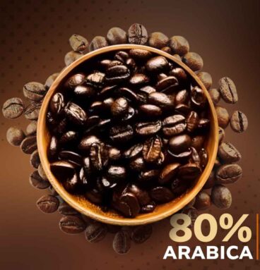قهوه عربیکا 80 درصد روبوستا 20 درصد