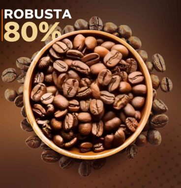 قهوه عربیکا 20 درصد روبوستا 80 درصد