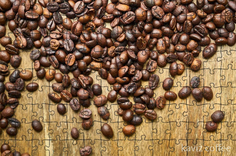 دانه های قهوه و طعم آنها در کشورهای مختلف